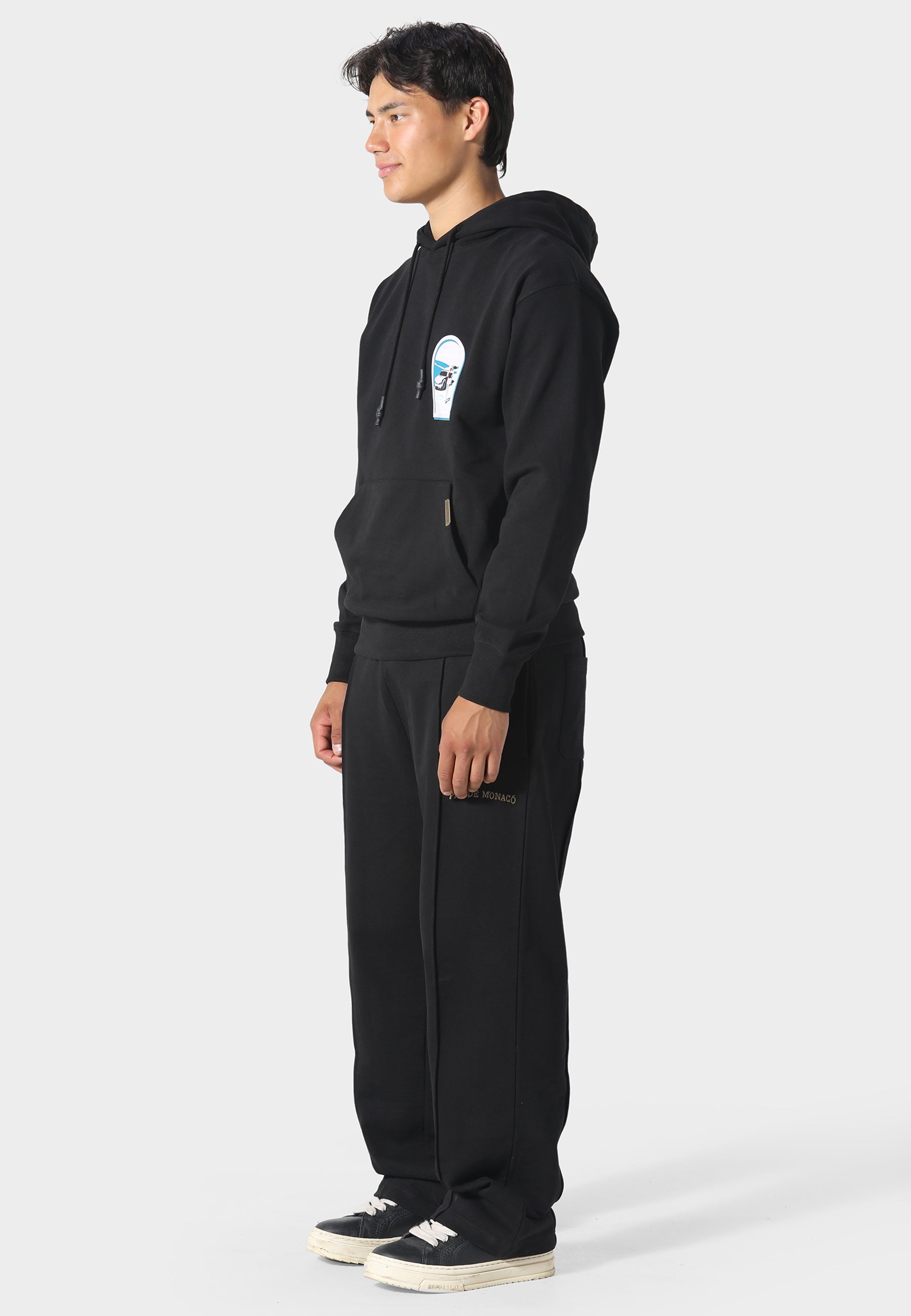 Pas De Monaco 911 Arch Black Hoodie